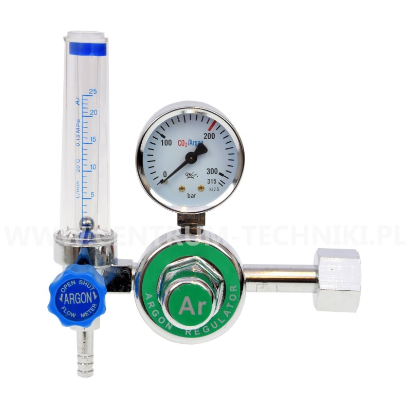 Reduktor butlowy do Ar/CO2 MAGNUM z rotametrem
