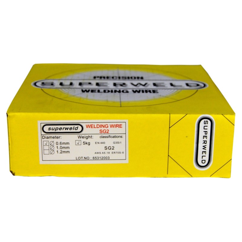 Drut spawalniczy SUPERWELD SG2 0.6 5kg 