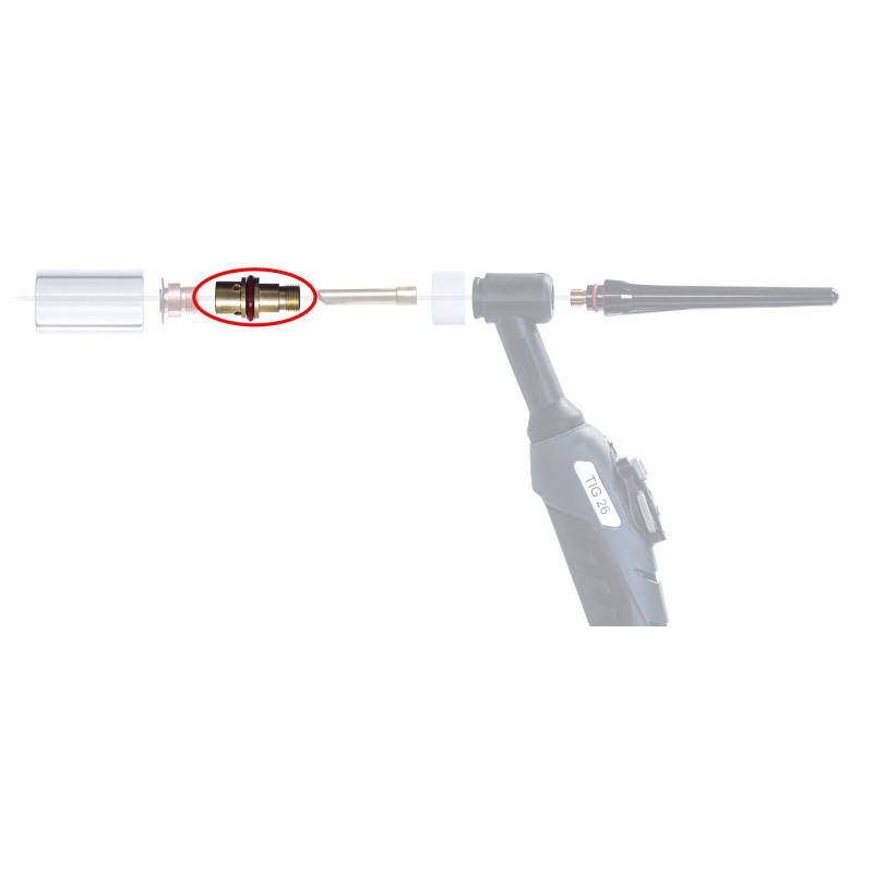 Łącznik adapter TIG QUARTZ 26SC do SR 17/18/26
