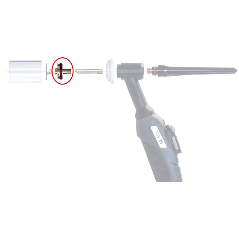 Łącznik adapter TIG QUARTZ 26LD do SR 17/18/26