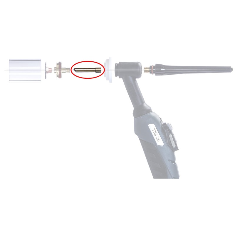 Tulejka TIG QUARTZ 26LD do SR 17/18/26 3,2mm