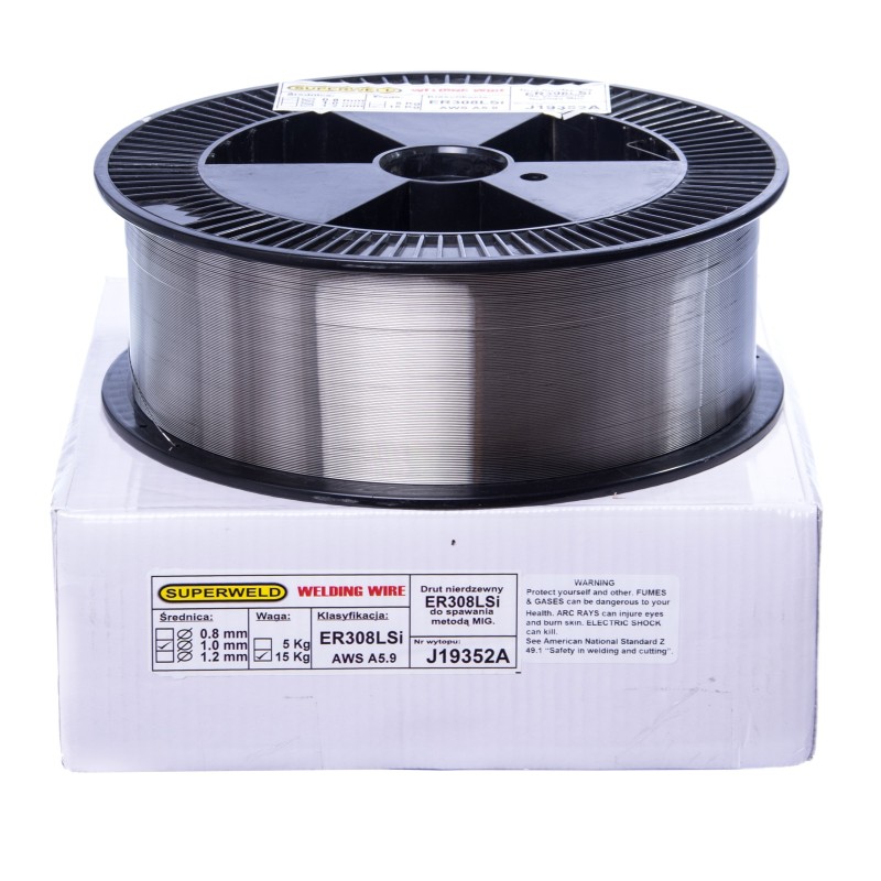 Drut spawalniczy MAG nierdzewny 308LSi 1.0mm 15kg