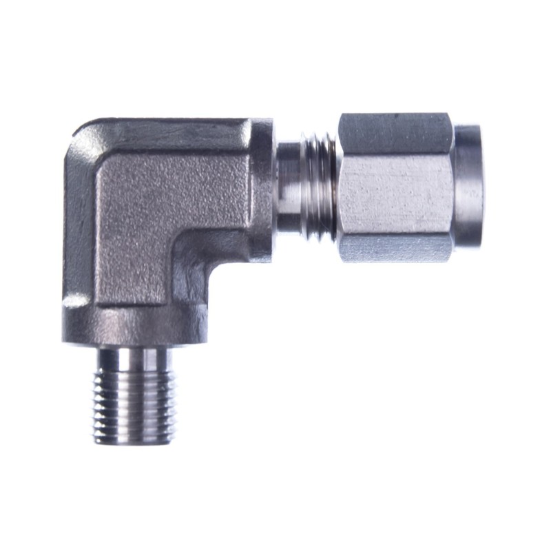 Złączka skręcana kolanko nierdzewne 1/8Z-6MM