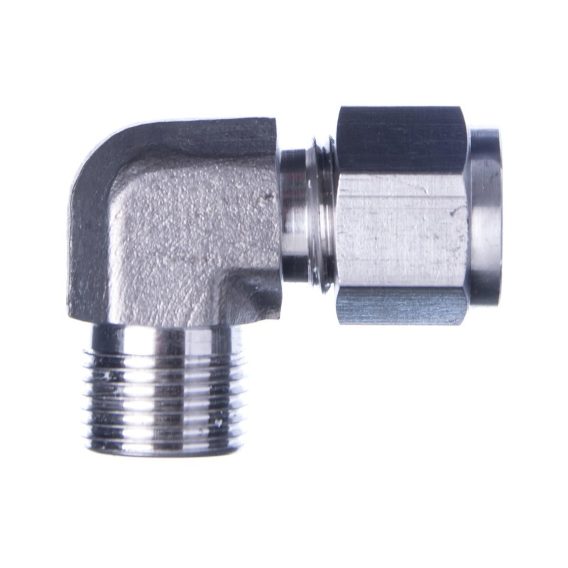Złączka skręcana kolanko nierdzewne 3/8Z-10MM