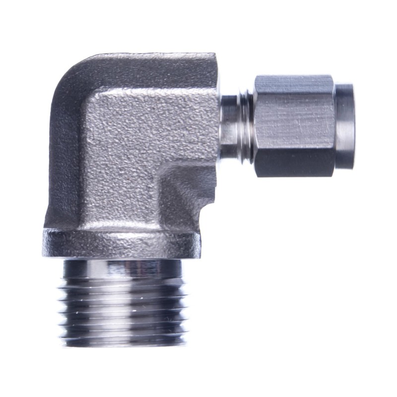 Złączka skręcana kolanko nierdzewne 1/2Z-6MM