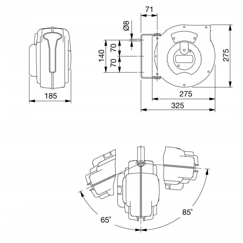 Zwijadło pneumatyczne Roll Master Plus MAVEL 804200