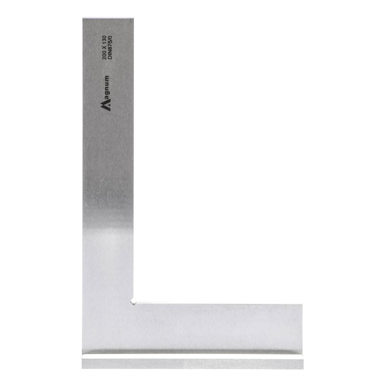Kątownik ze stopką MAGNUM 200x130 mm DIN 875/0