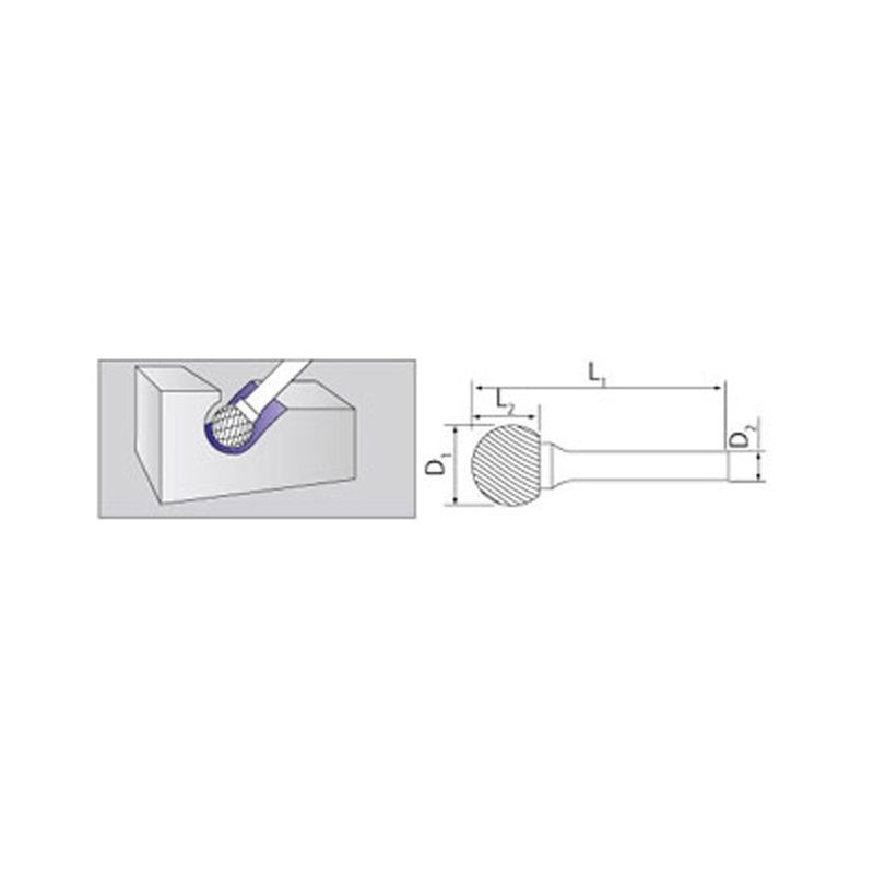 Pilnik obrotowy kulisty MAGNUM D/06/N