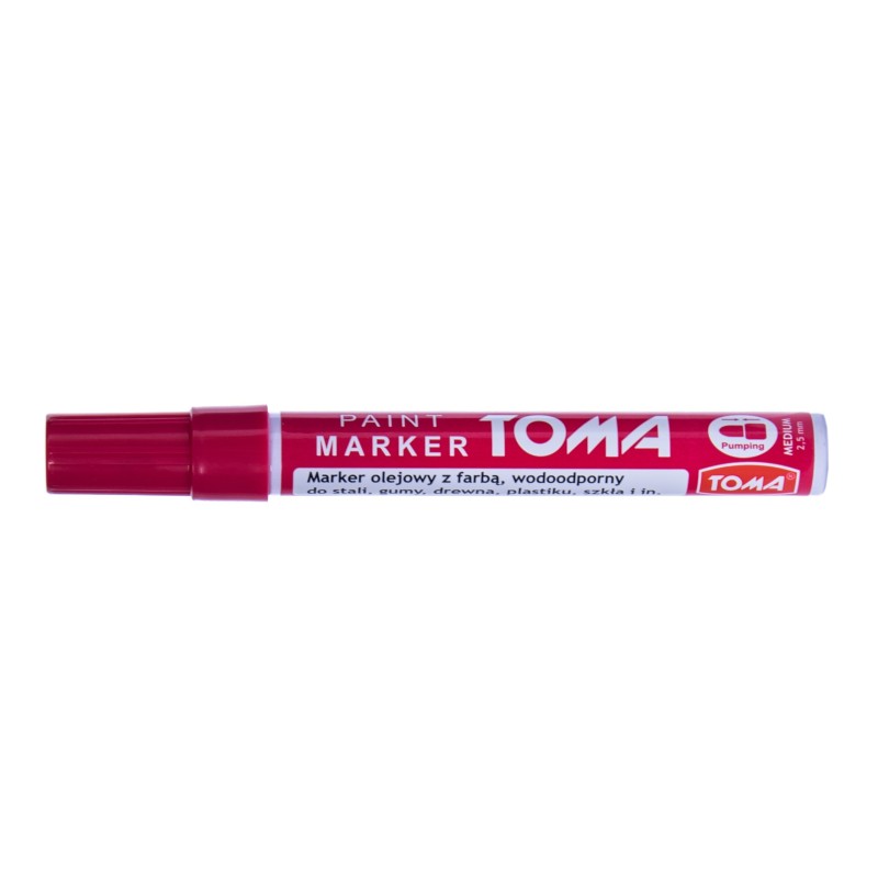 MARKER OLEJOWY PISAK CZERWONY 2,5 MM