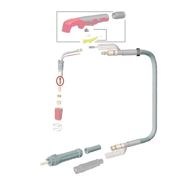 DYFUZOR RURKA UCHWYTU PLAZMY A-81/TF-81