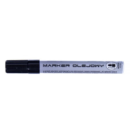 MARKER OLEJOWY PISAK CZARNY 2,3  MM TOMA TO-450