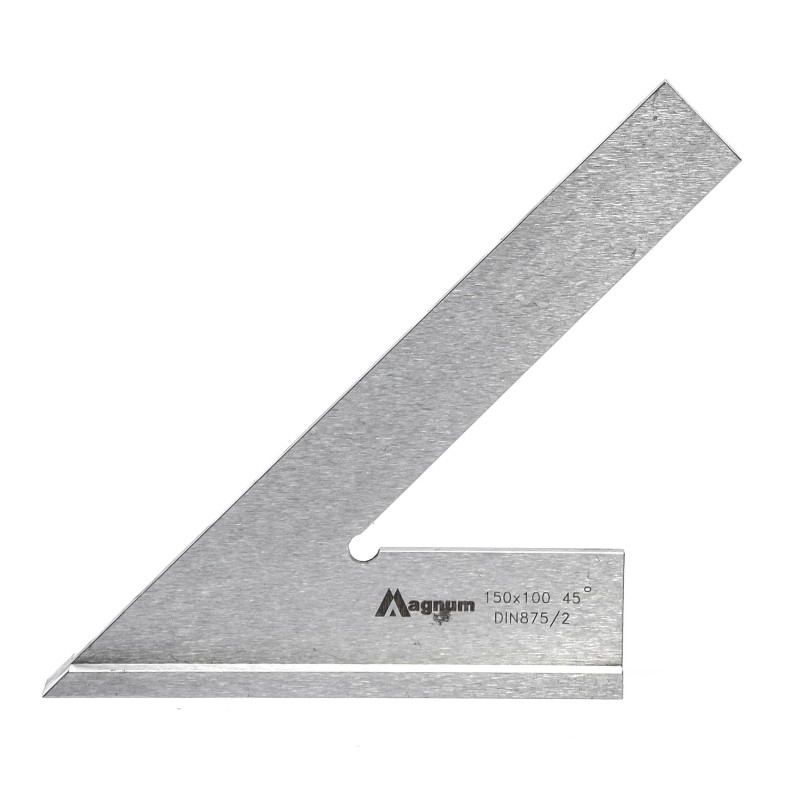Kątownik ze stopką 45° MAGNUM 150x100 mm DIN 875/II