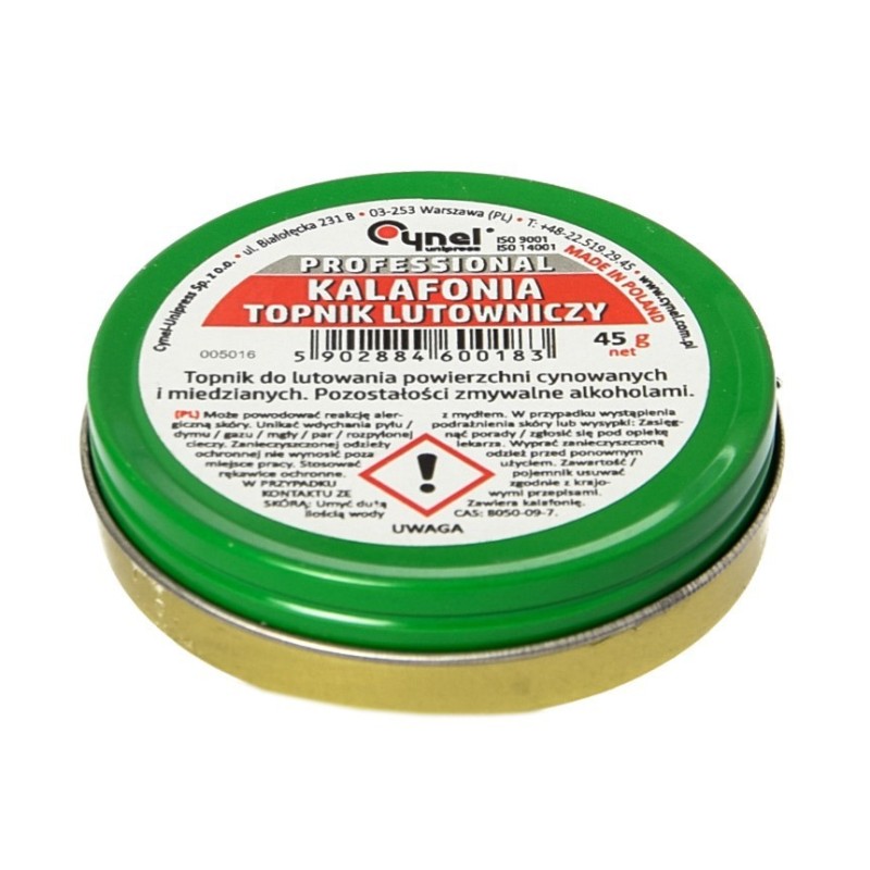 KALAFONIA TOPNIK LUTOWNICZY CYNEL 45G PROFESSIONAL