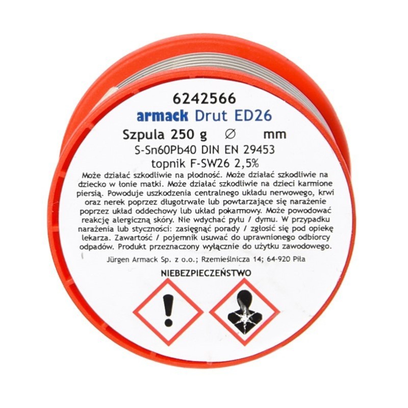 CYNA Z TOPNIKIEM ARMACK W ROLCE 3.0 MM 250G