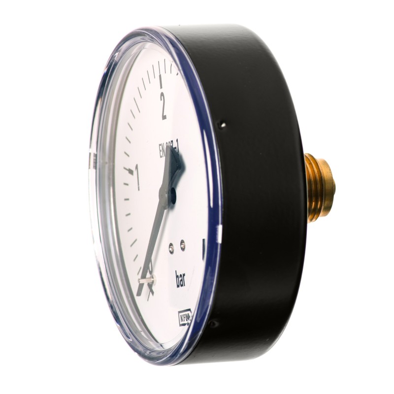 MANOMETR 100 MM 0-4 BAR Z PRZYŁĄCZEM TYLNYM G1/2"