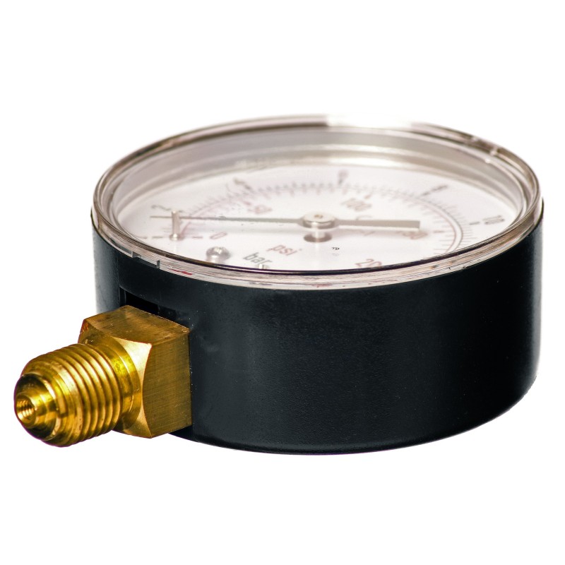 MANOMETR 63 MM 0-1 BAR Z PRZYŁĄCZEM DOLNYM G1/4"