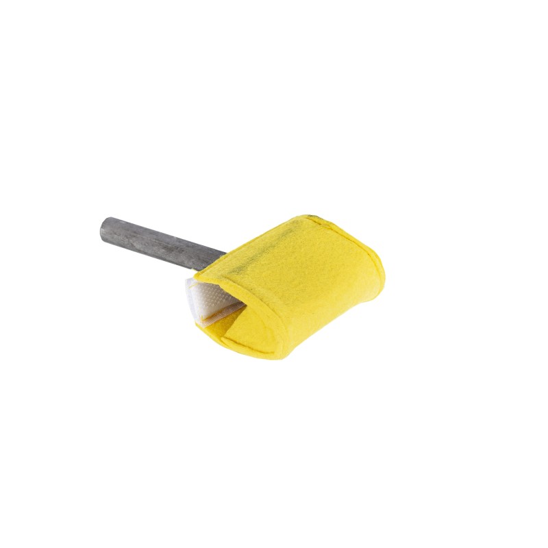 KOŃCÓWKA METALOWA 40 MM Z WŁÓKNINĄ DO CLEANERA