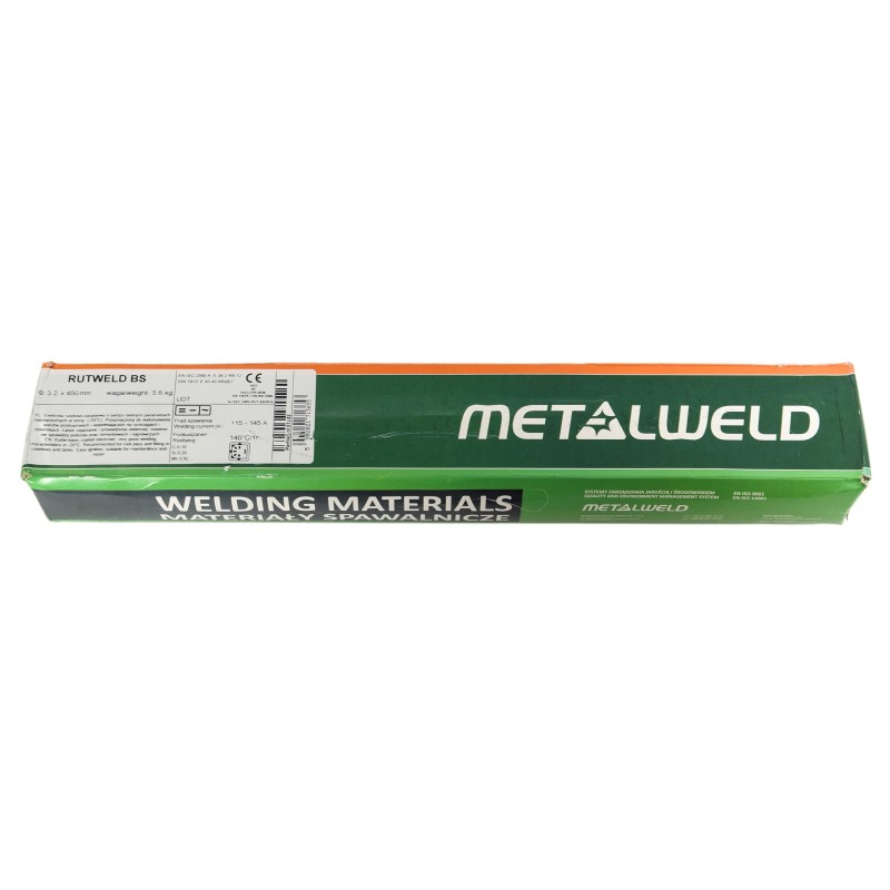 ELEKTRODY METALWELD RUTWELD BS 3,2X350 4,5KG