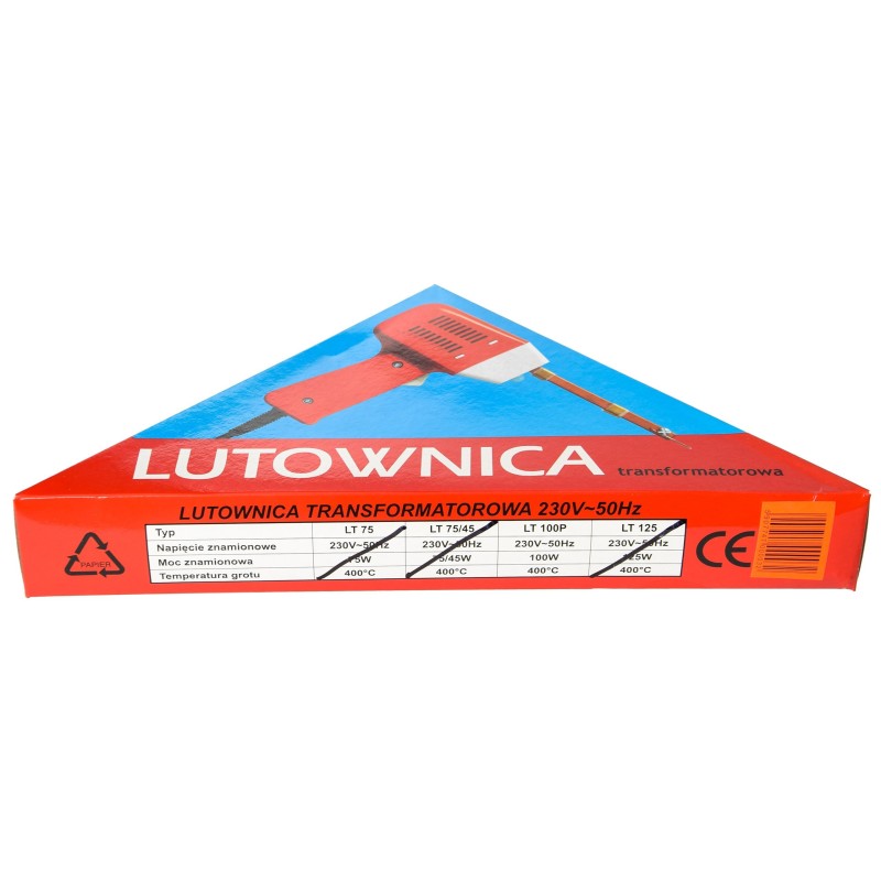 LUTOWNICA TRANSFORMATOROWA LT-100 ZDZ 100W