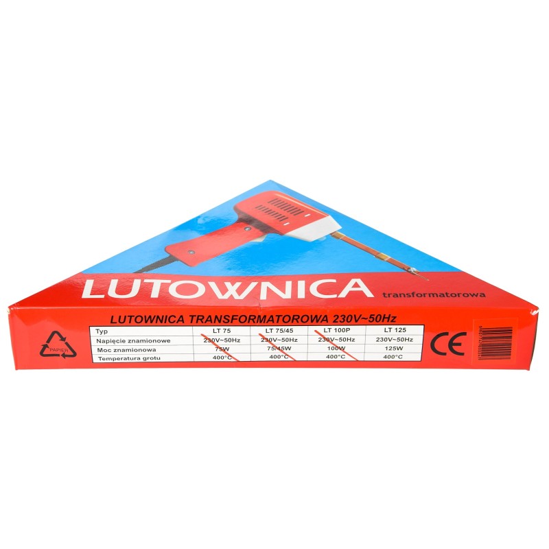 LUTOWNICA TRANSFORMATOROWA LT-125 ZDZ 125W