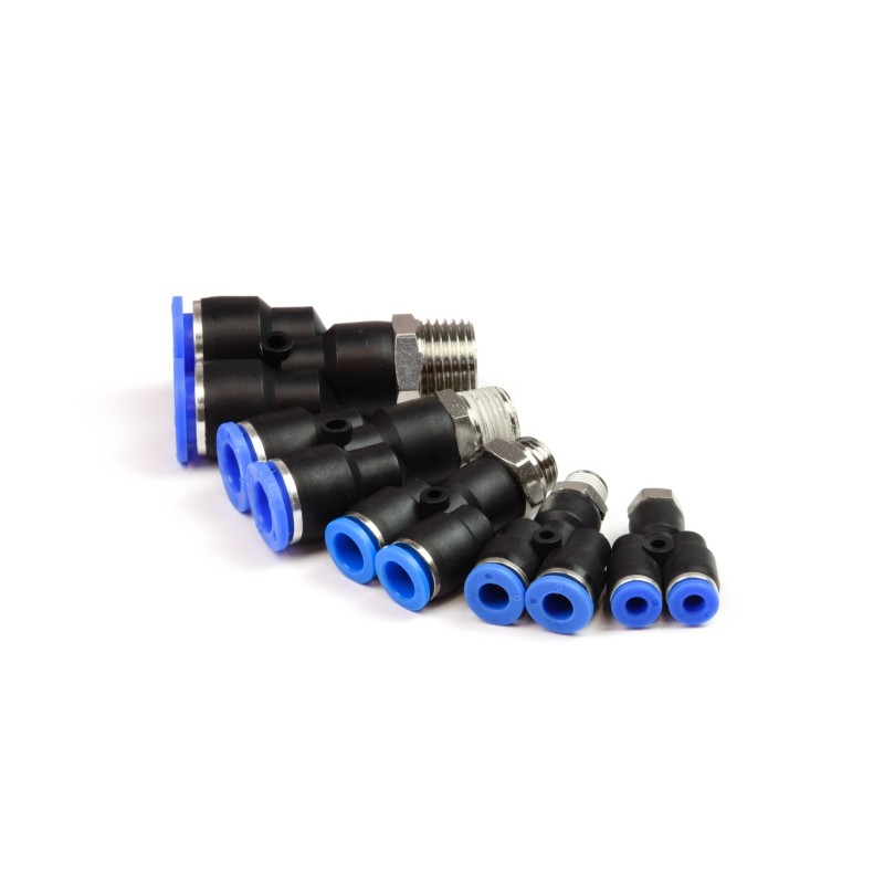 TRÓJNIK OBROTOWY WTYKOWY TYP Y WĄŻ 4MM 1/8 SPX