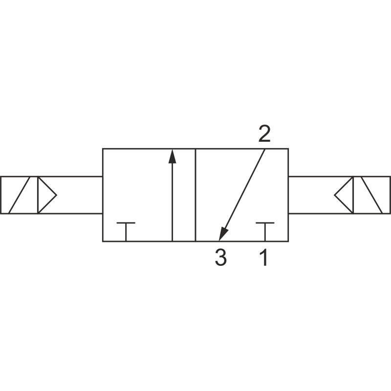 ELEKTROZAWÓR PNEUMATYCZNY 322 EE 3/2 G1/4 2X CEWKA