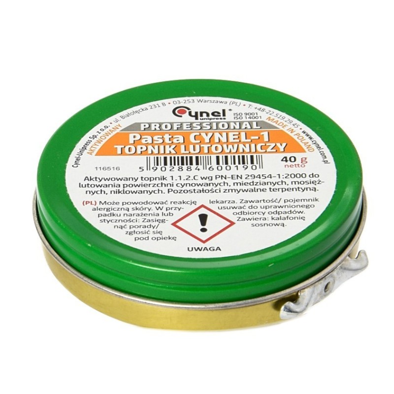 PASTA CYNEL-1 TOPNIK LUTOWNICZY CYNEL 40G