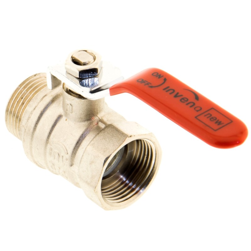 Zawór kulowy z długą rączką INVENA 3/4" WZ