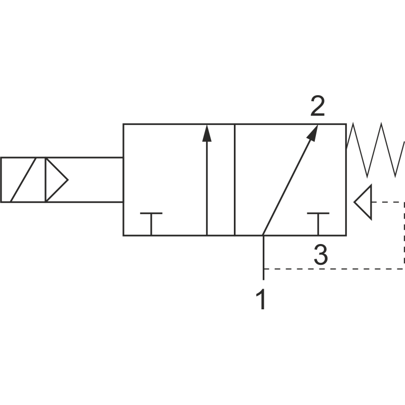 ELEKTROZAWÓR PNEUMATYCZNY 322 MEA 3/2 G1/4 