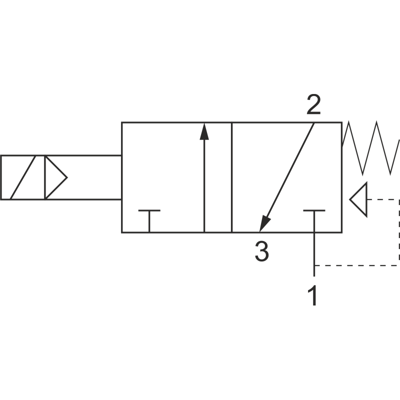 ELEKTROZAWÓR PNEUMATYCZNY 324 ME 3/2 G1/2 