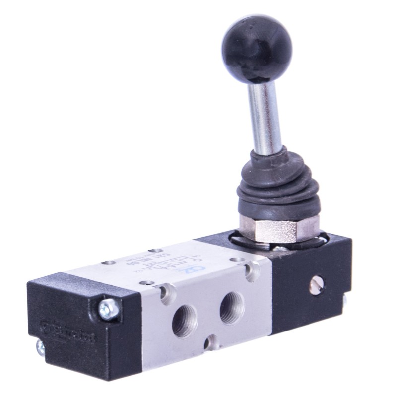 ZAWÓR PNEUMATYCZNY 521 ML90 5/2 G1/8 Z DŹWIGNIĄ