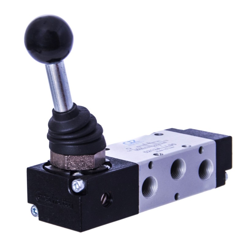 ZAWÓR PNEUMATYCZNY 5213A LL90 5/3 G1/8 Z DŹWIGNIĄ