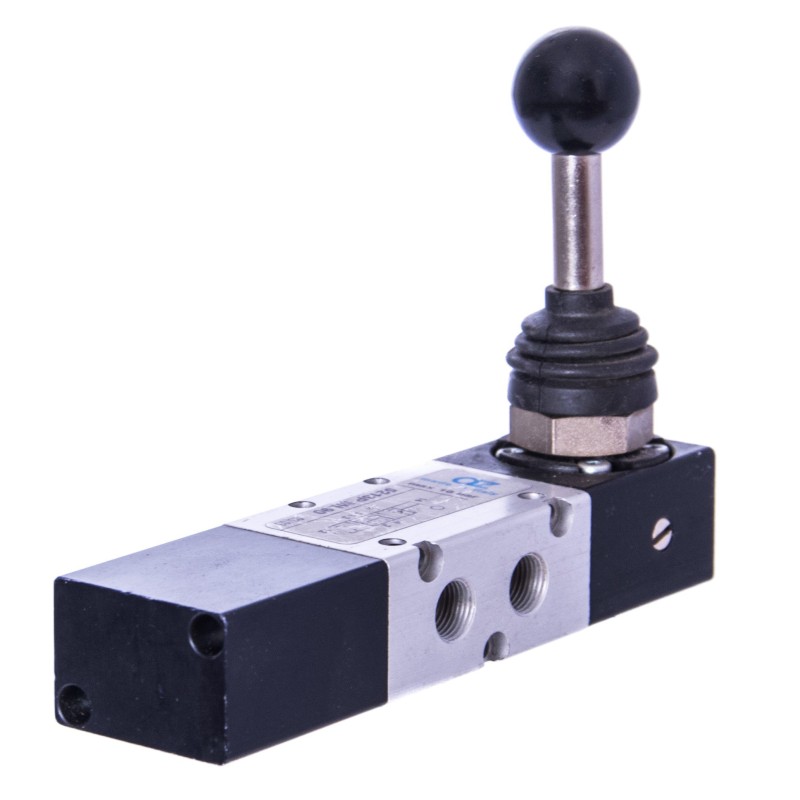 ZAWÓR PNEUMATYCZNY 5213P ML90 5/3 G1/8 Z DŹWIGNIĄ