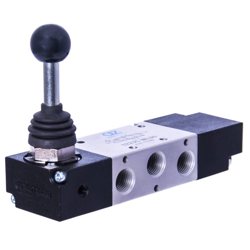 ZAWÓR PNEUMATYCZNY 5223C ML90 5/3 G1/4 Z DŹWIGNIĄ