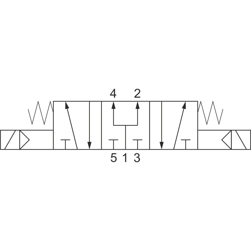 ELEKTROZAWÓR PNEUMATYCZNY 5243P EE 5/3 G1/2 