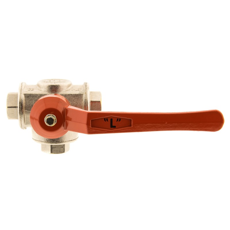 Zawór kulowy trójdrożny MAGNUM 3/8" WWW typ "L"