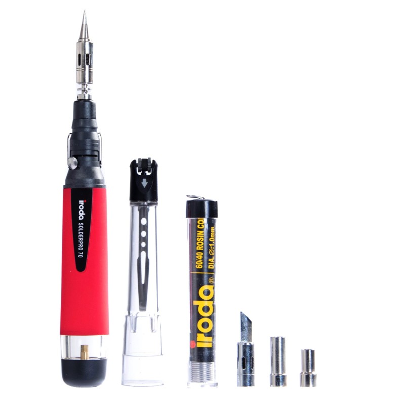 Lutownica gazowa SOLDERPRO 70K IRODA 25-80W kpl.
