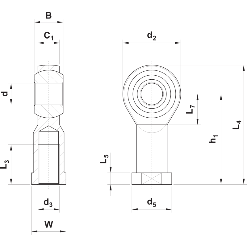 Głowica przegubowa MAGNUM TS12T16 M6x1