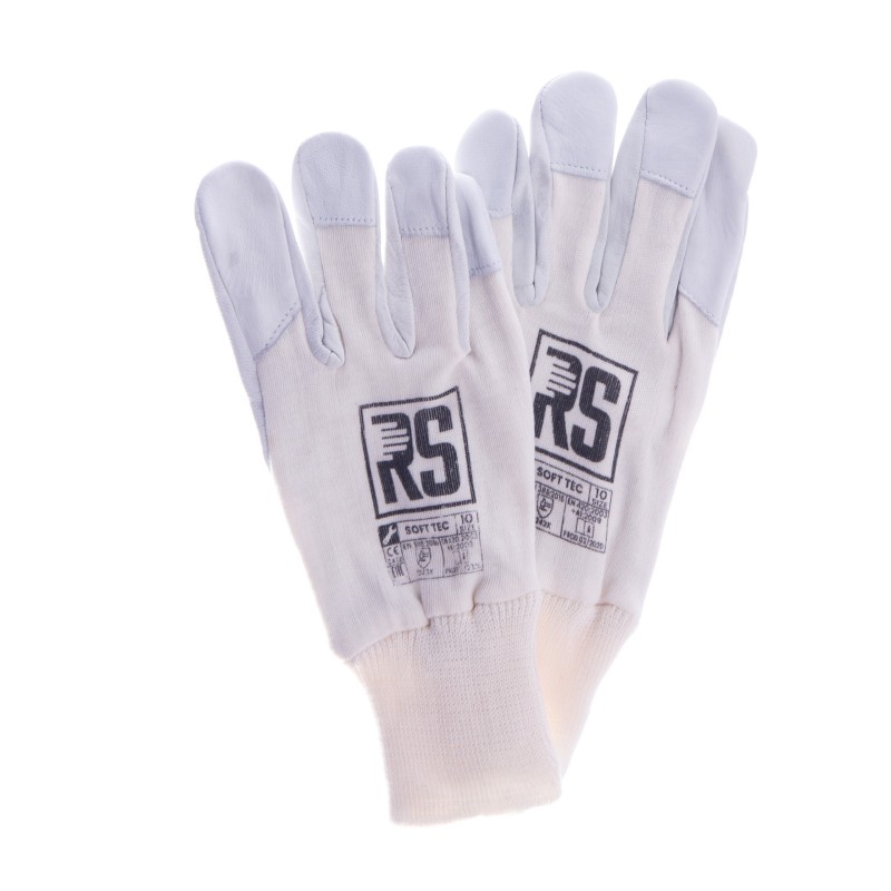 RĘKAWICE MONTERSKIE OCHRONNE RS SOFT TEC ROZ 10