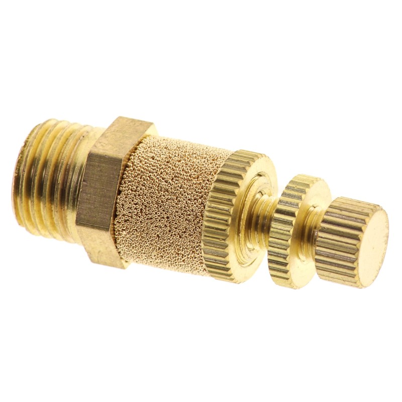 Tłumik hałasu z regulacją przepływu AZ-RSW 1/4"