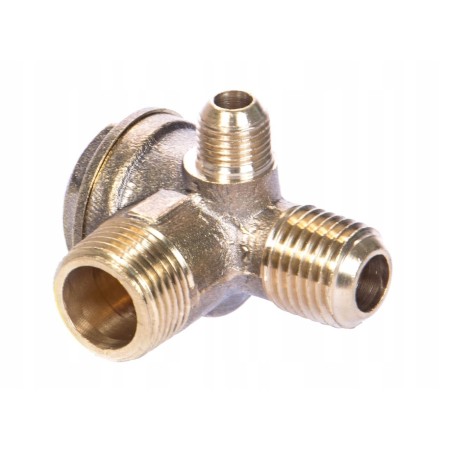 Zawór zwrotny kompresora 3/8"Z x M14X1.5 Z - prawy odp. 1/8"