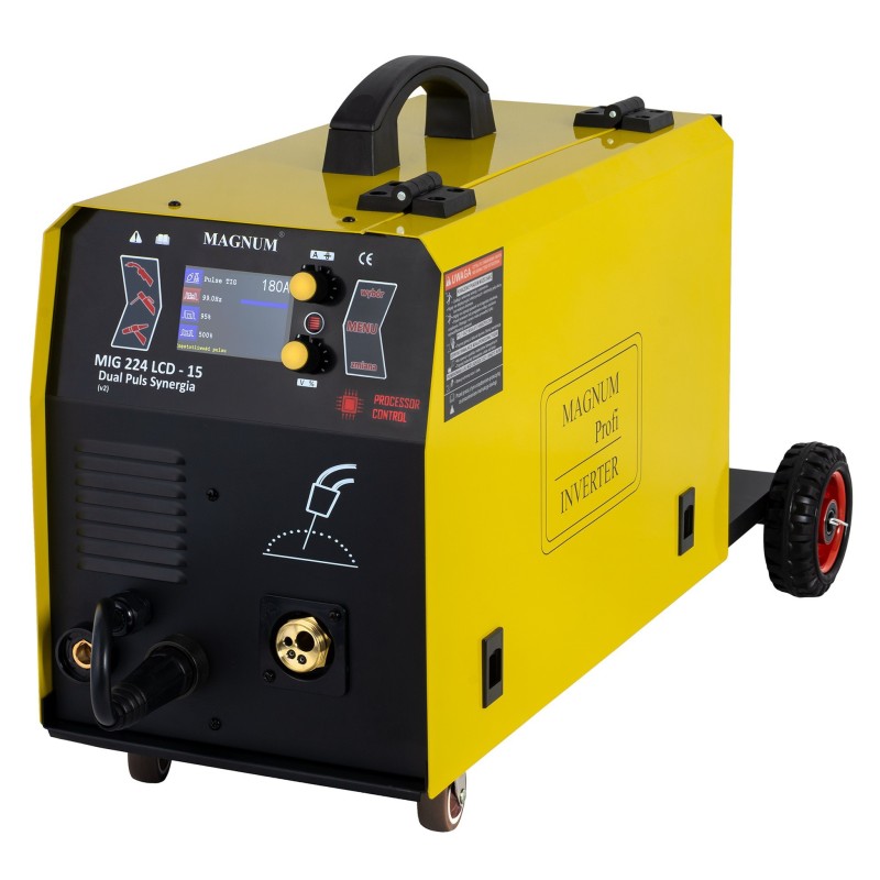 Spawarka inwerter MIG 224/15 LCD Dual Pulse Magnum