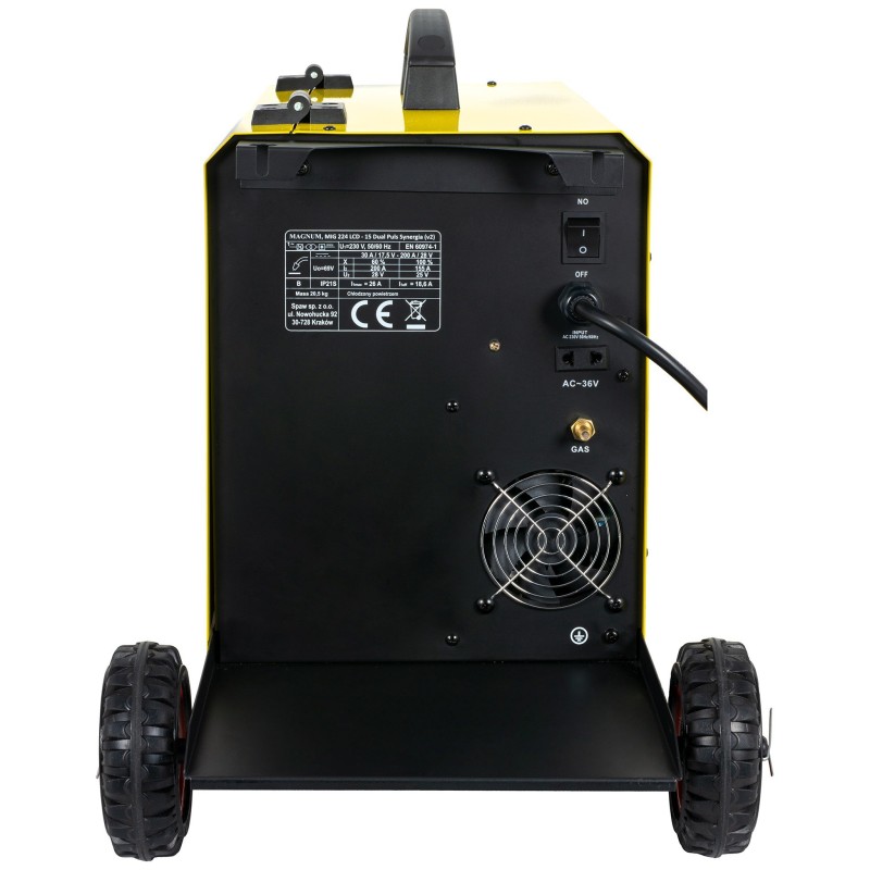 Spawarka inwerter MIG 224/15 LCD Dual Pulse Magnum