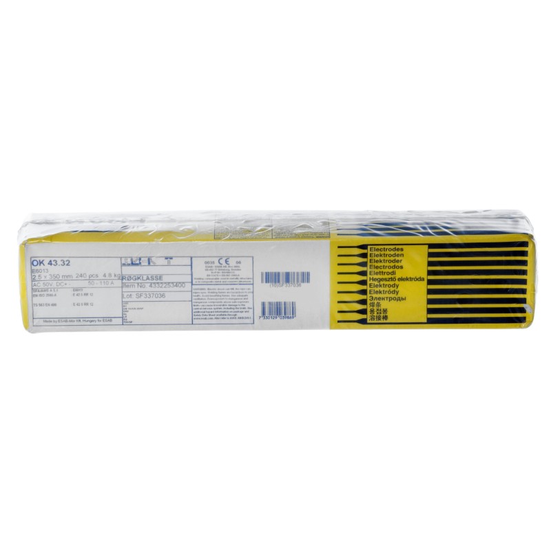 Elektrody Rutylowe 2,5MM 4,8KG. OK 43.32 ESAB