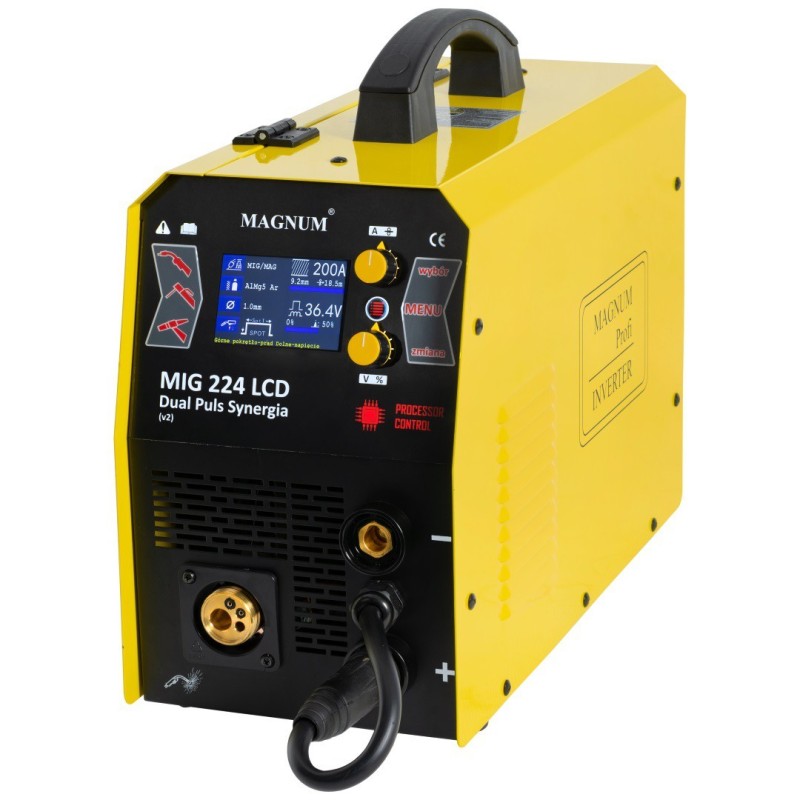 Półautomat spawalniczy MAGNUM MIG/MAG 224 LCD DUAL PULS 