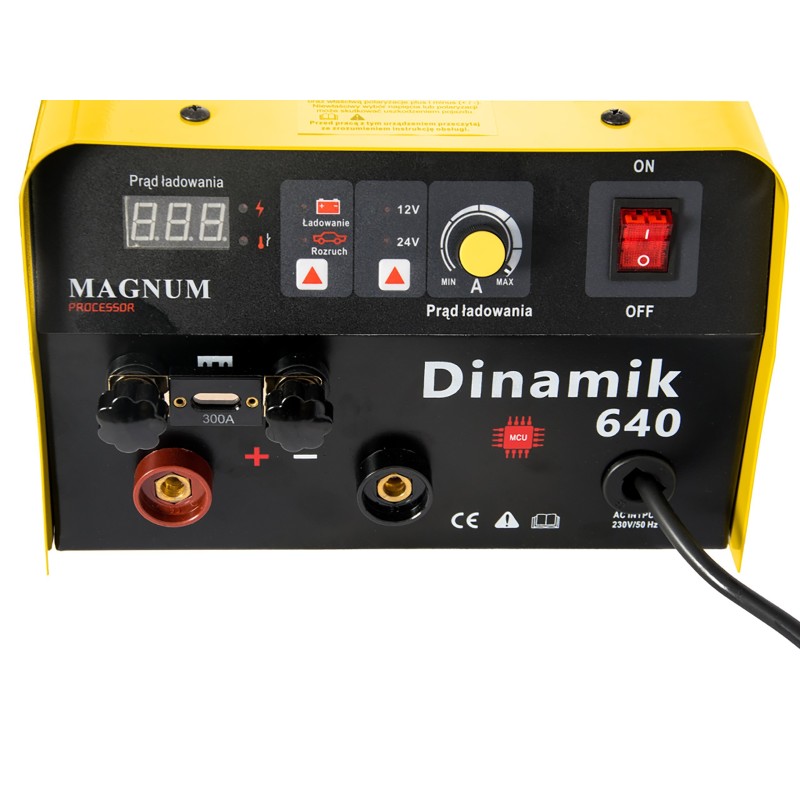 Inwerterowy prostownik z rozruchem MAGNUM DINAMIK 640 12V / 24V