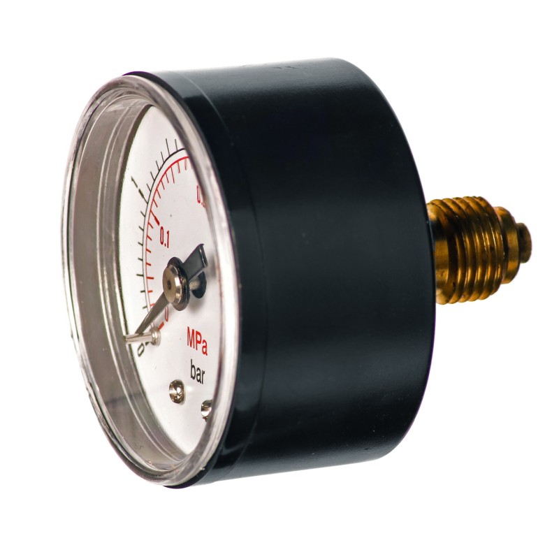 MANOMETR 50 MM 0-10 BAR Z PRZYŁĄCZEM TYLNYM G1/4"