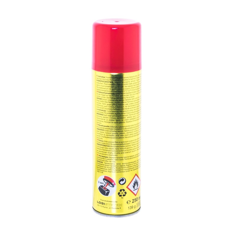 Gaz do zapalniczek propan-butan 250ml 139g LS-Line