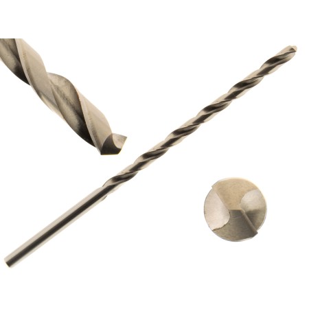 Wiertło spiralne do metalu szlifowane długie MAGNUM NWKP 3/190 MM