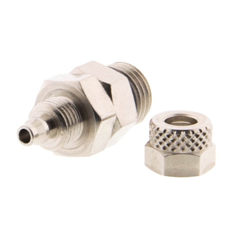 Złączka prosta skręcana obrotowa 1/4 6x4 mm